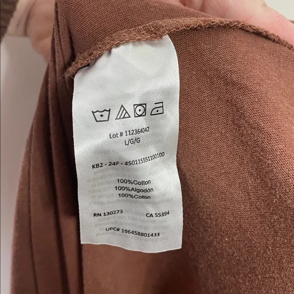 NWT Wrangler Women's Oversized Brown Graphic Tee L - Picture 5 of 5